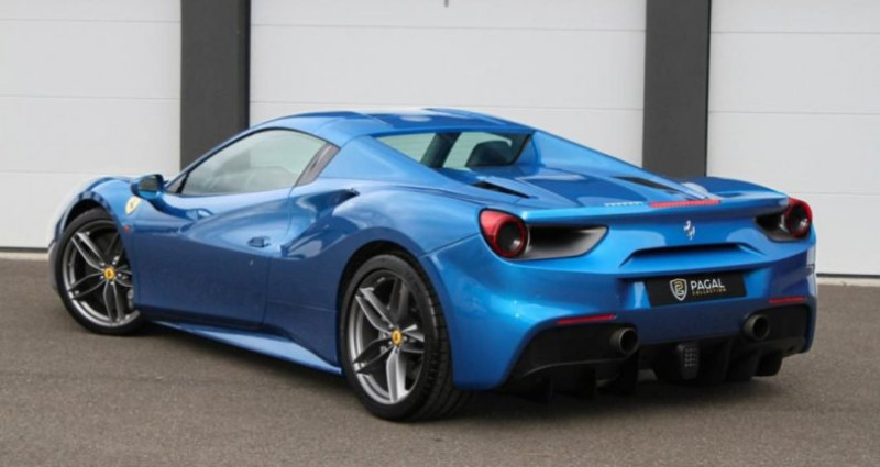 Ferrari 488 | CARBONE BLU CORSA TORTORA  occasion  Sainte-Croix-en-Plaine - photo n3